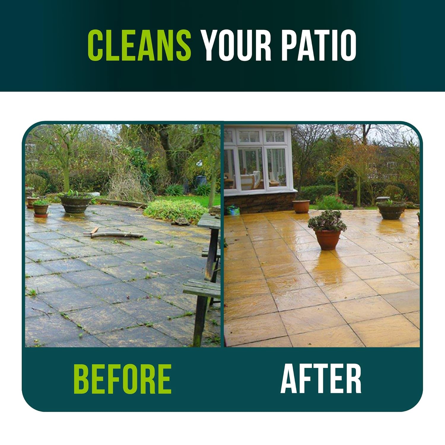 Ultimate Patio Cleaner Spray And Walk Away