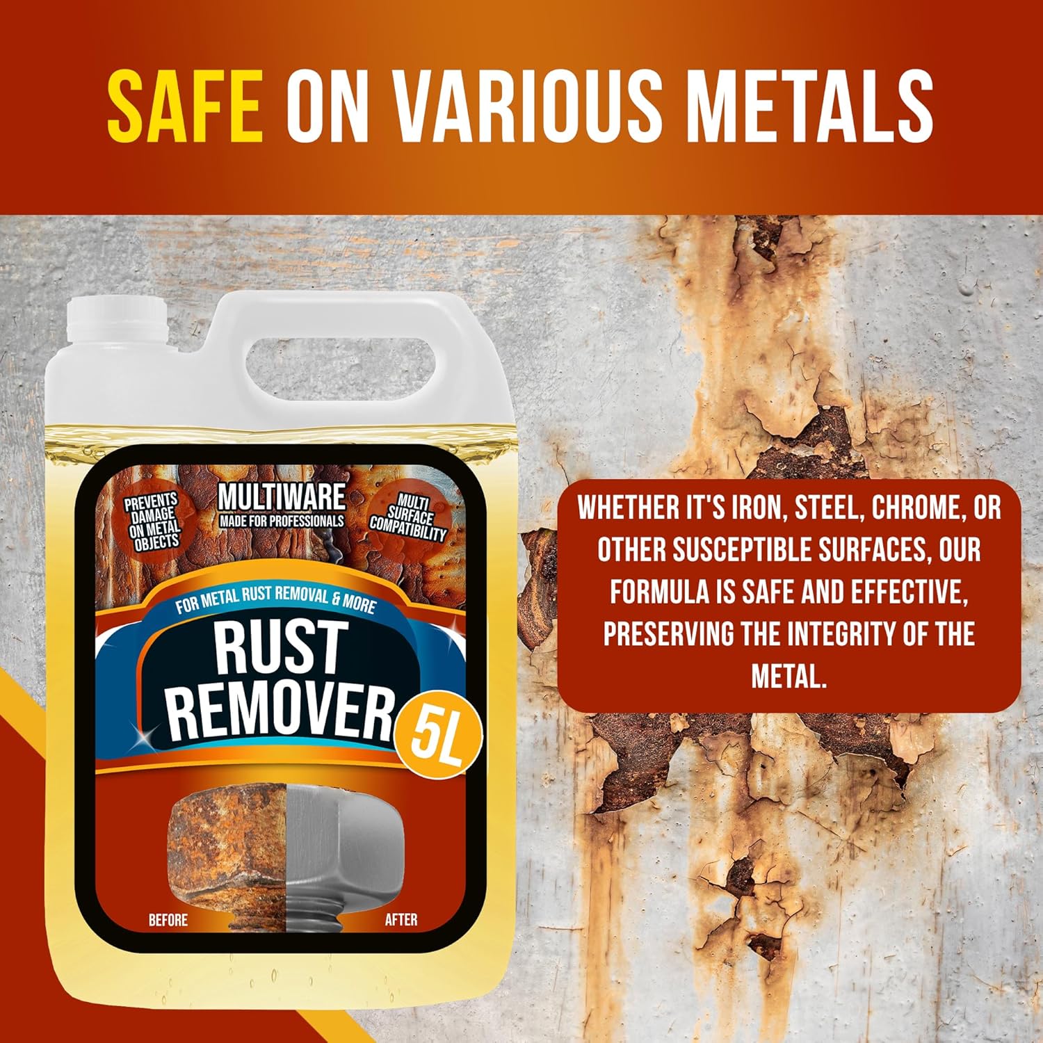 Ultimate Rust Remover For Metal