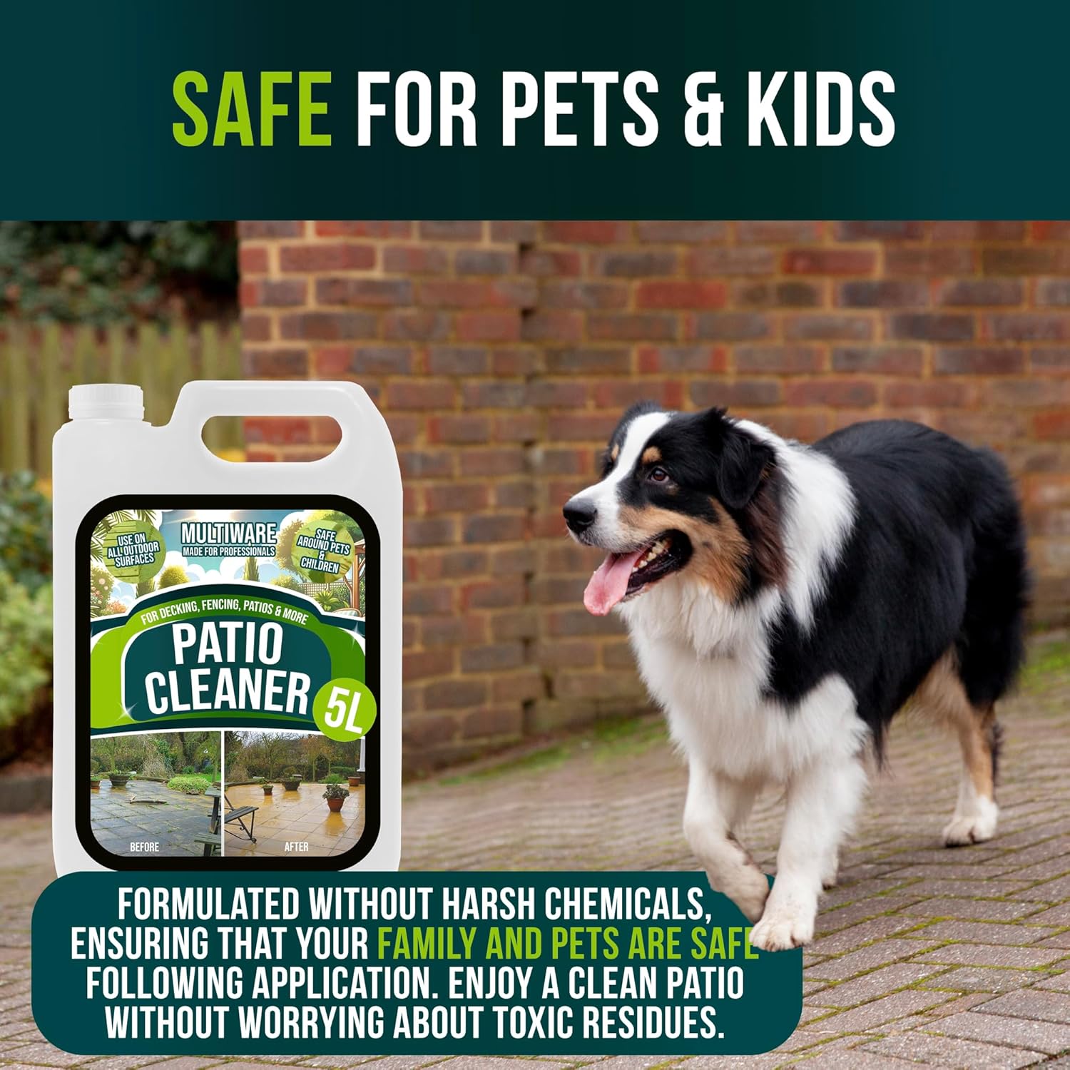 Ultimate Patio Cleaner Spray And Walk Away