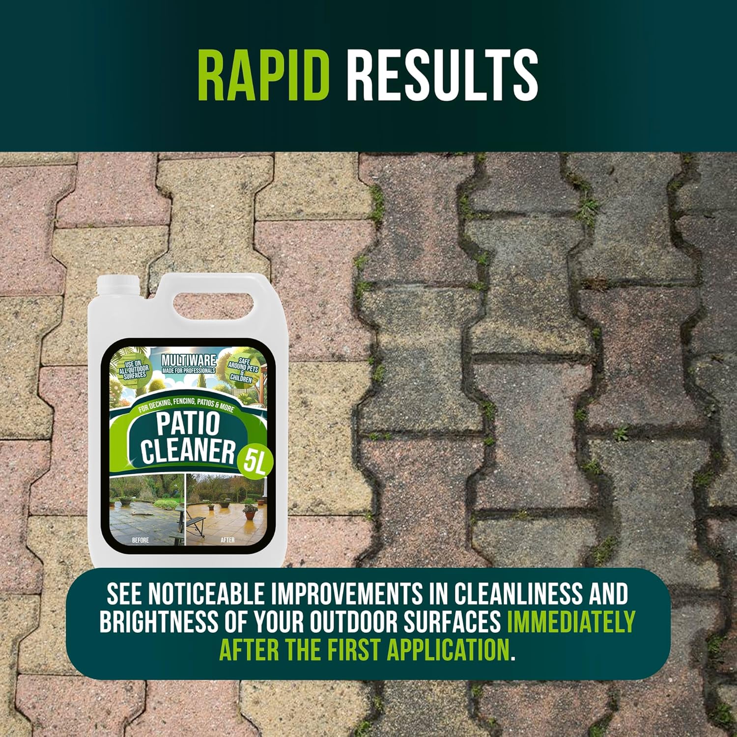 Ultimate Patio Cleaner Spray And Walk Away
