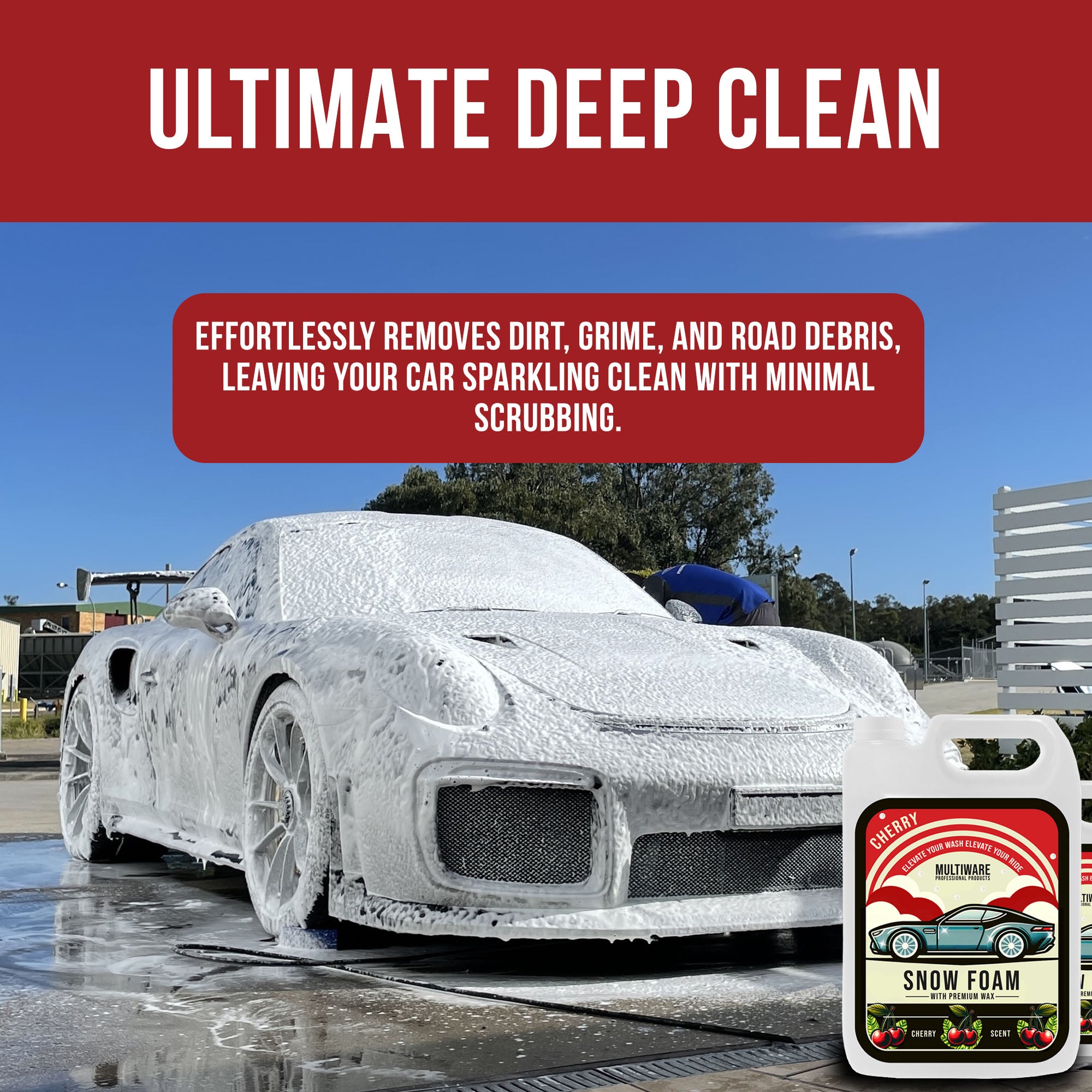 Ultimate Car Snow Foam Shampoo - Cherry Scent