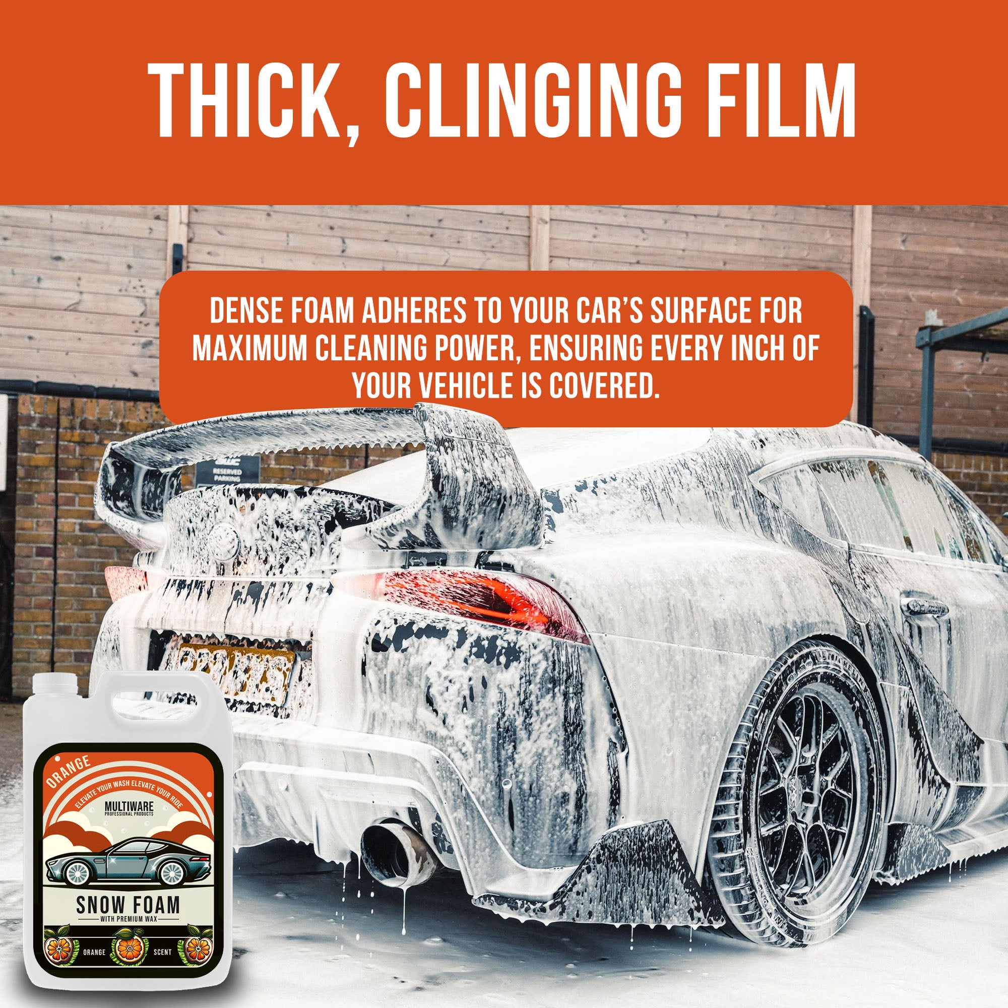 Ultimate Car Snow Foam Shampoo - Orange Scent