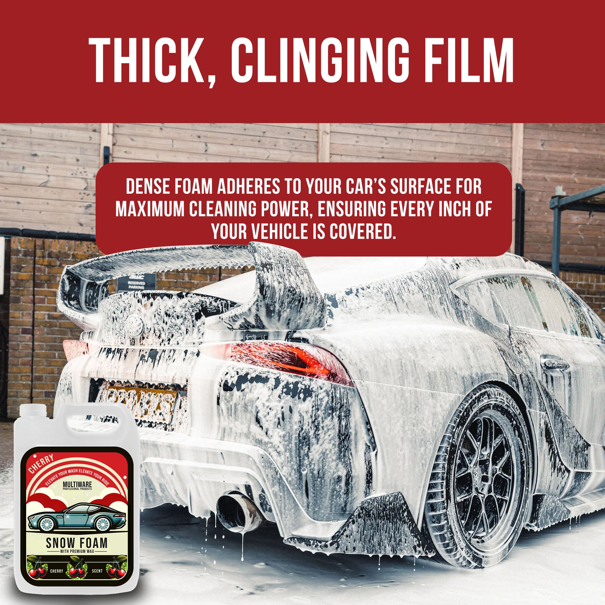 Ultimate Car Snow Foam Shampoo - Cherry Scent