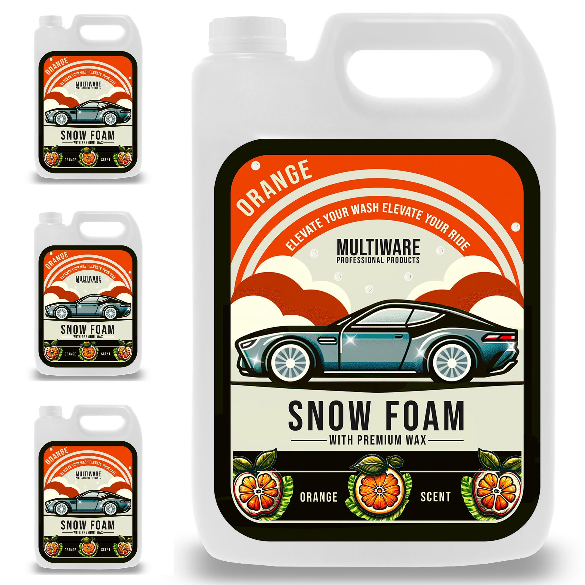 Ultimate Car Snow Foam Shampoo - Orange Scent