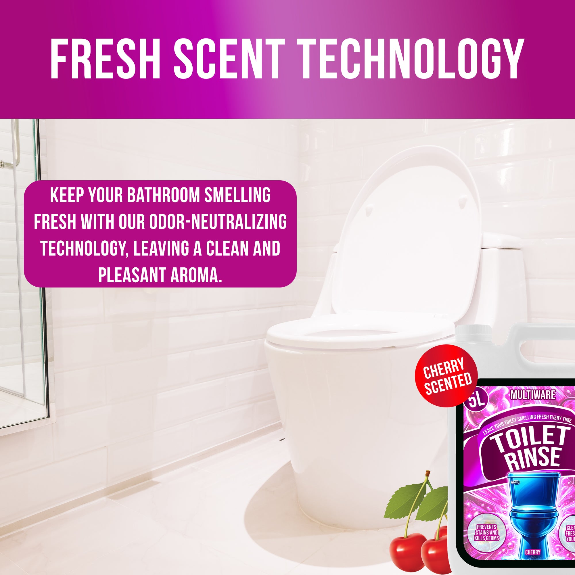 Toilet Rinse Cherry Scent